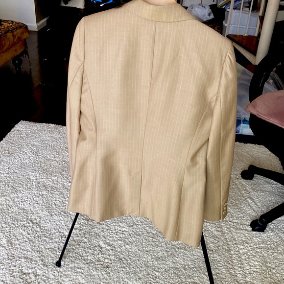 Brand new womens size 10 taupe and with pin stripe Calvin Klein classy suit. - Picture 2 of 5